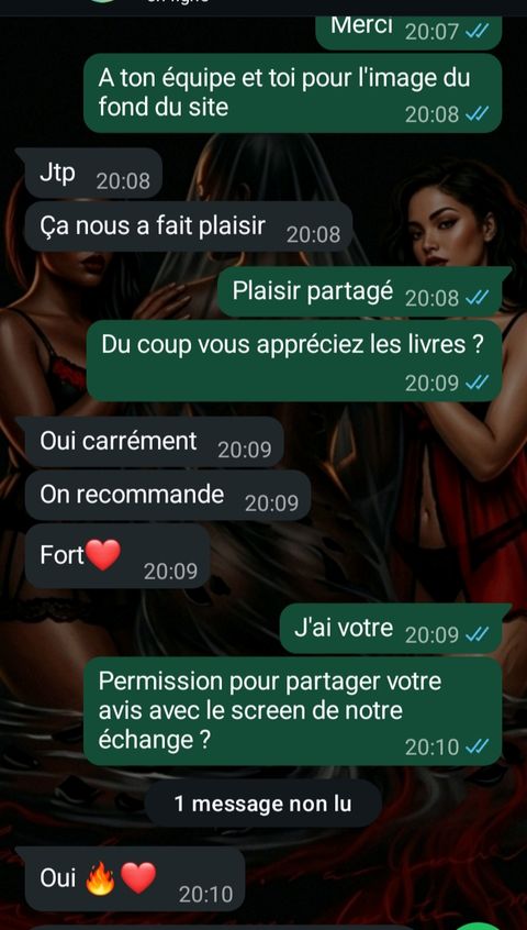 Échange WhatsApp — cinquième retour